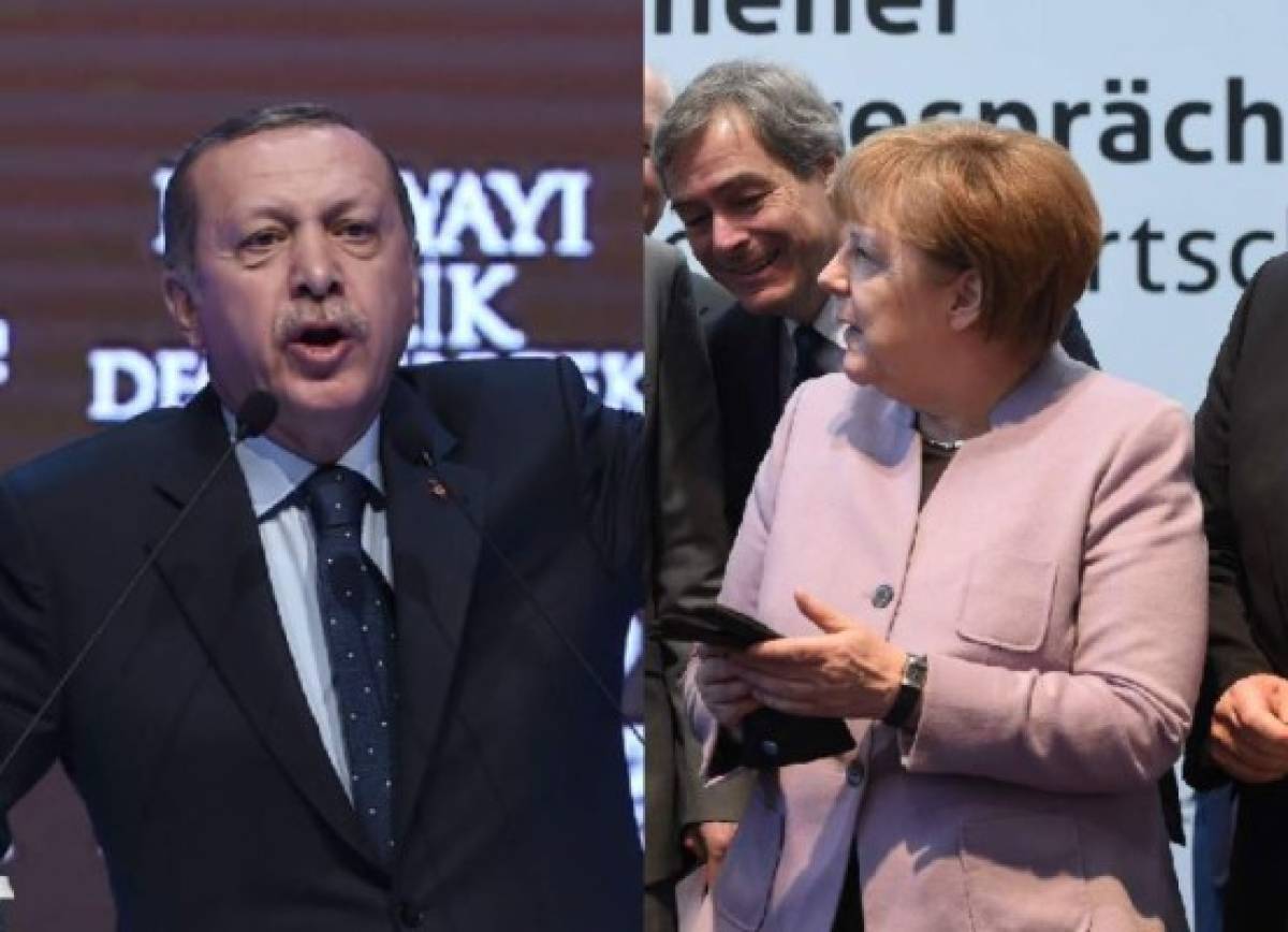 Erdogan acusa a Merkel de 'apoyar a terroristas'