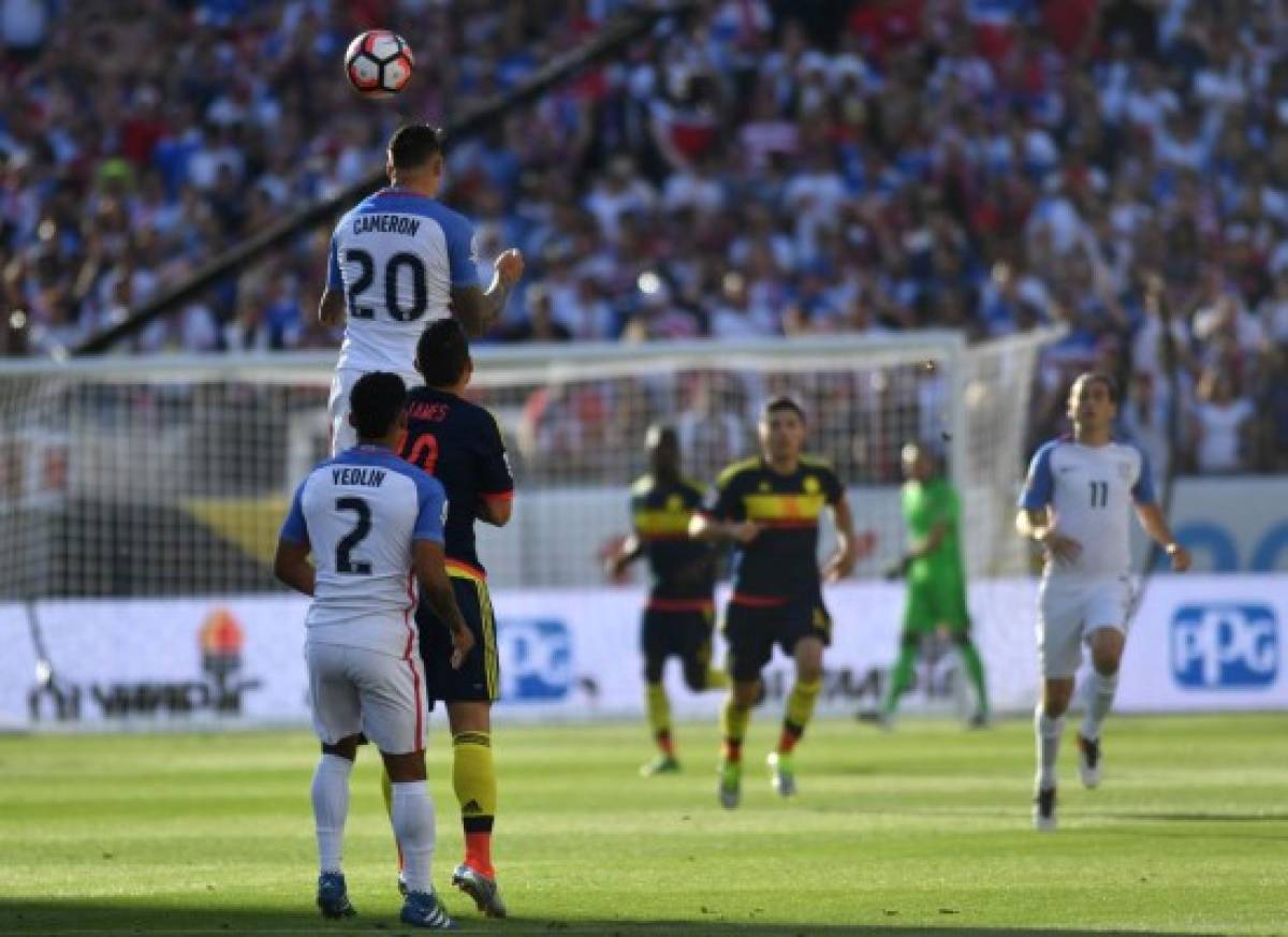 Estados Unidos cayó 0-2 ante Colombia