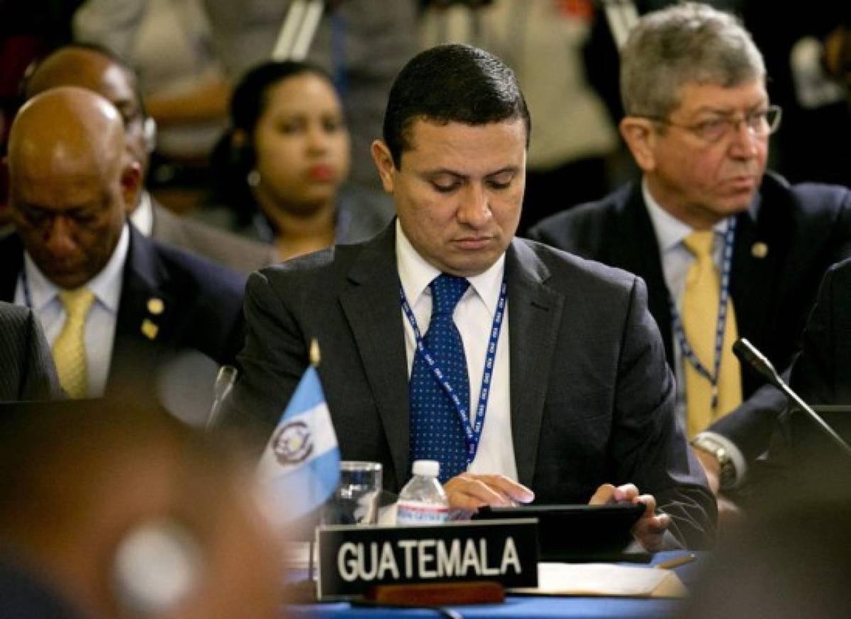 OEA suspendió sesión especial sobre Guatemala