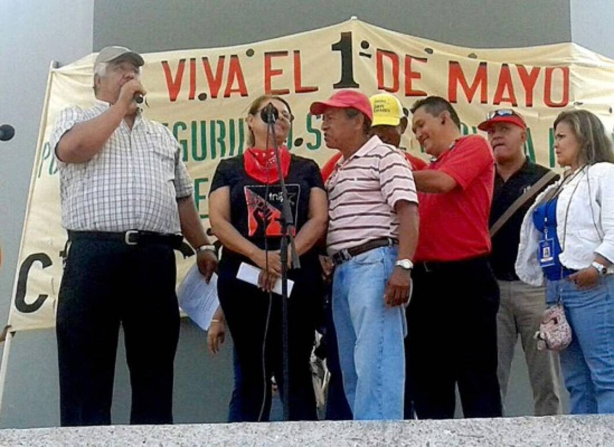 Concurrida afluencia obrera en el Día del Trabajo en la capital hondureña