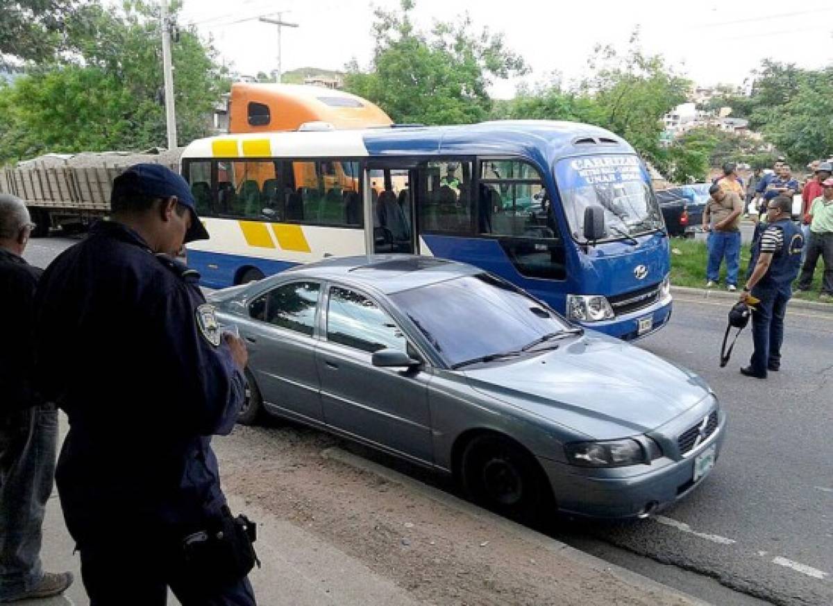 Honduras: Matan a conductor de rapidito en bulevar FF AA