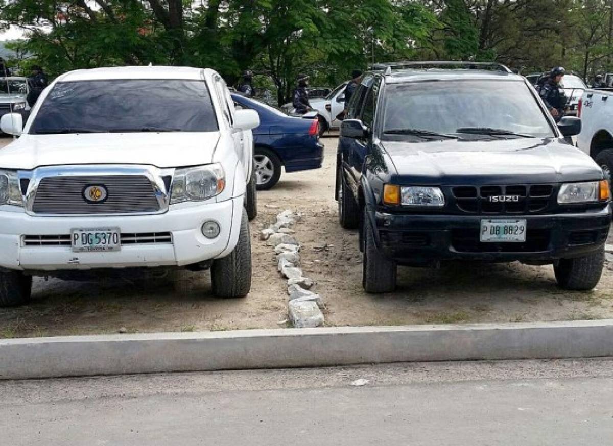 Capturan a falsos policías en Tegucigalpa