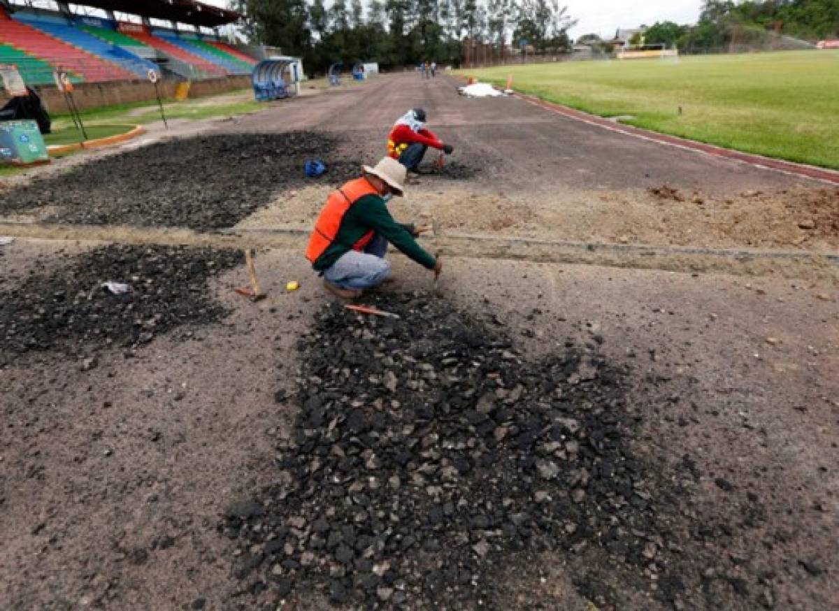 Nivelan terreno para nueva pista en la Villa Olímpica