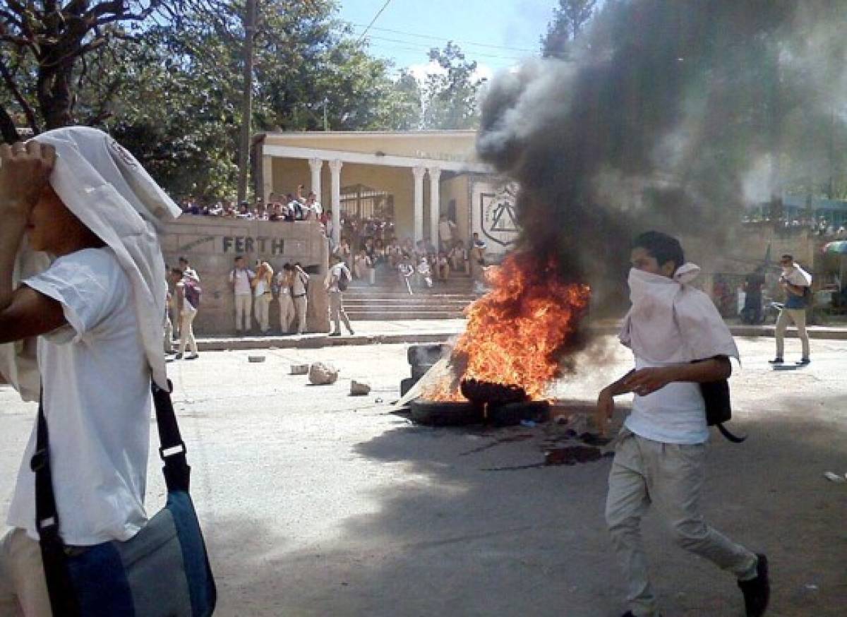 Nueva protesta estudiantil en capital hondureña