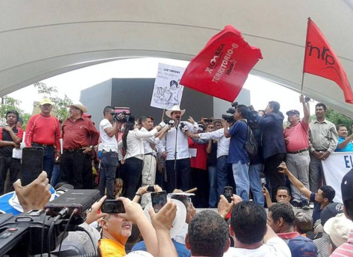 Concurrida afluencia obrera en el Día del Trabajo en la capital hondureña