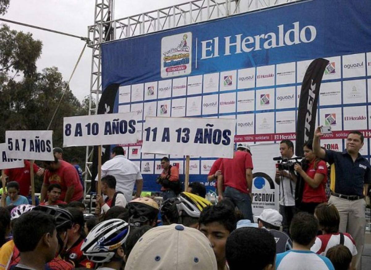 La Segunda Vuelta Ciclística Infantil en fotos