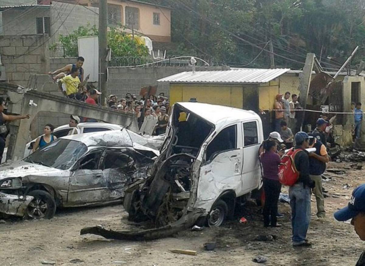 Rastra sin frenos deja muerte y destrucción en la salida a Danlí