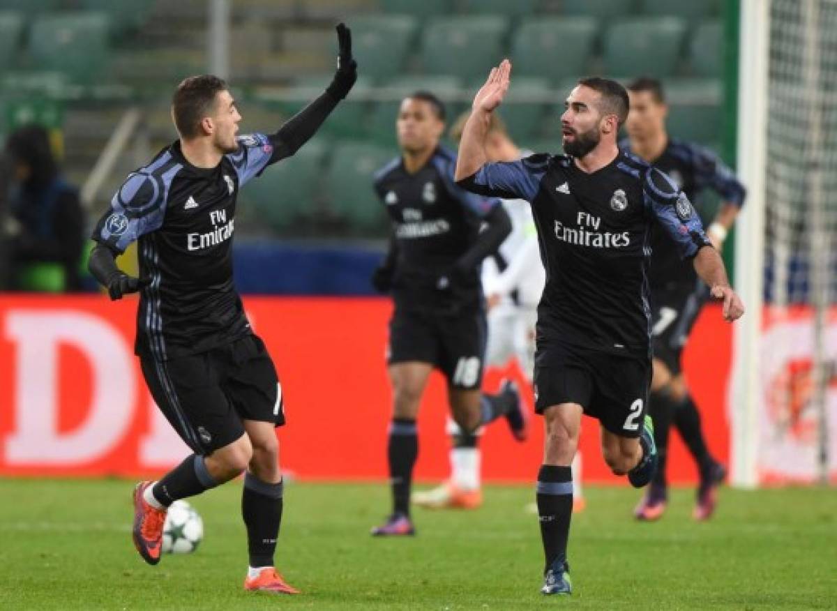 Real Madrid sufre para empatar 3-3 en visita a Legia Varsovia