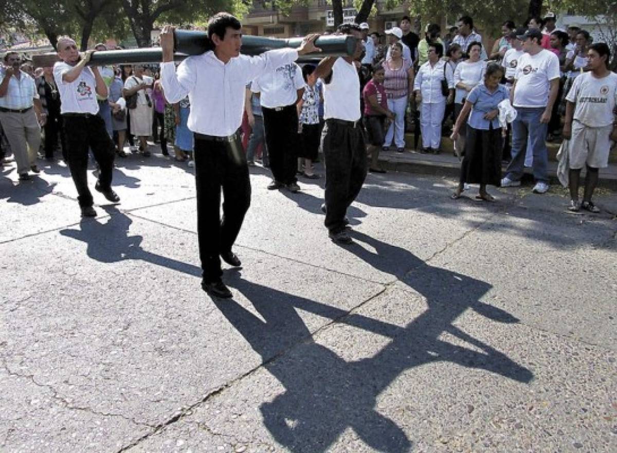 Choluteca rememora la Pasión de Jesucristo sumergida en la fe