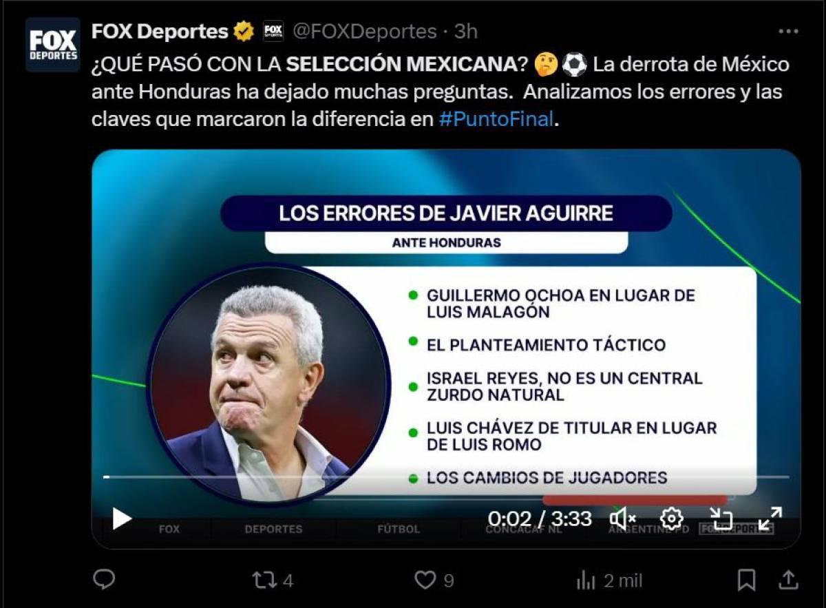 Medios de México no perdona y esto dicen de la Selección antes de partido contra Honduras