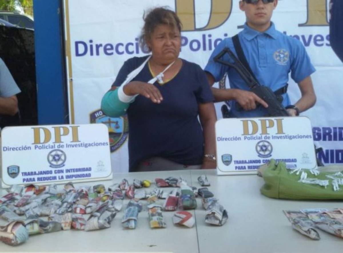 DPI captura señora distribudora de droga