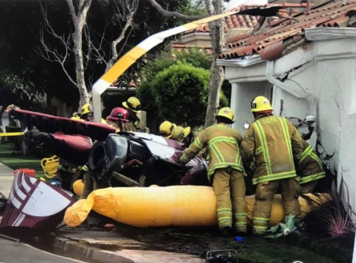 Tres muertos en accidente de helicóptero cerca de Los Ángeles