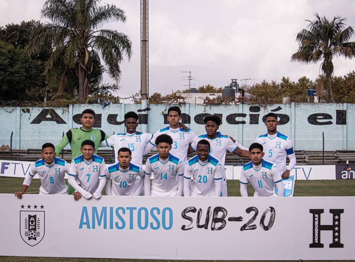 Este fue el 11 titular de Honduras en el amistoso contra Uruguay.