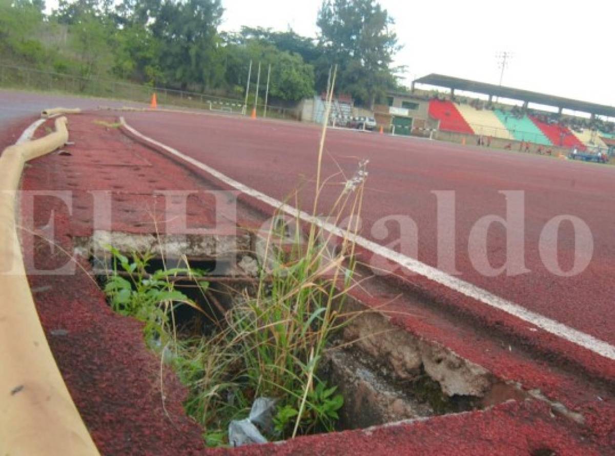 GALERÍA DE FOTOS: El antes y ahora de la nueva pista de tartán de la Villa Olímpica