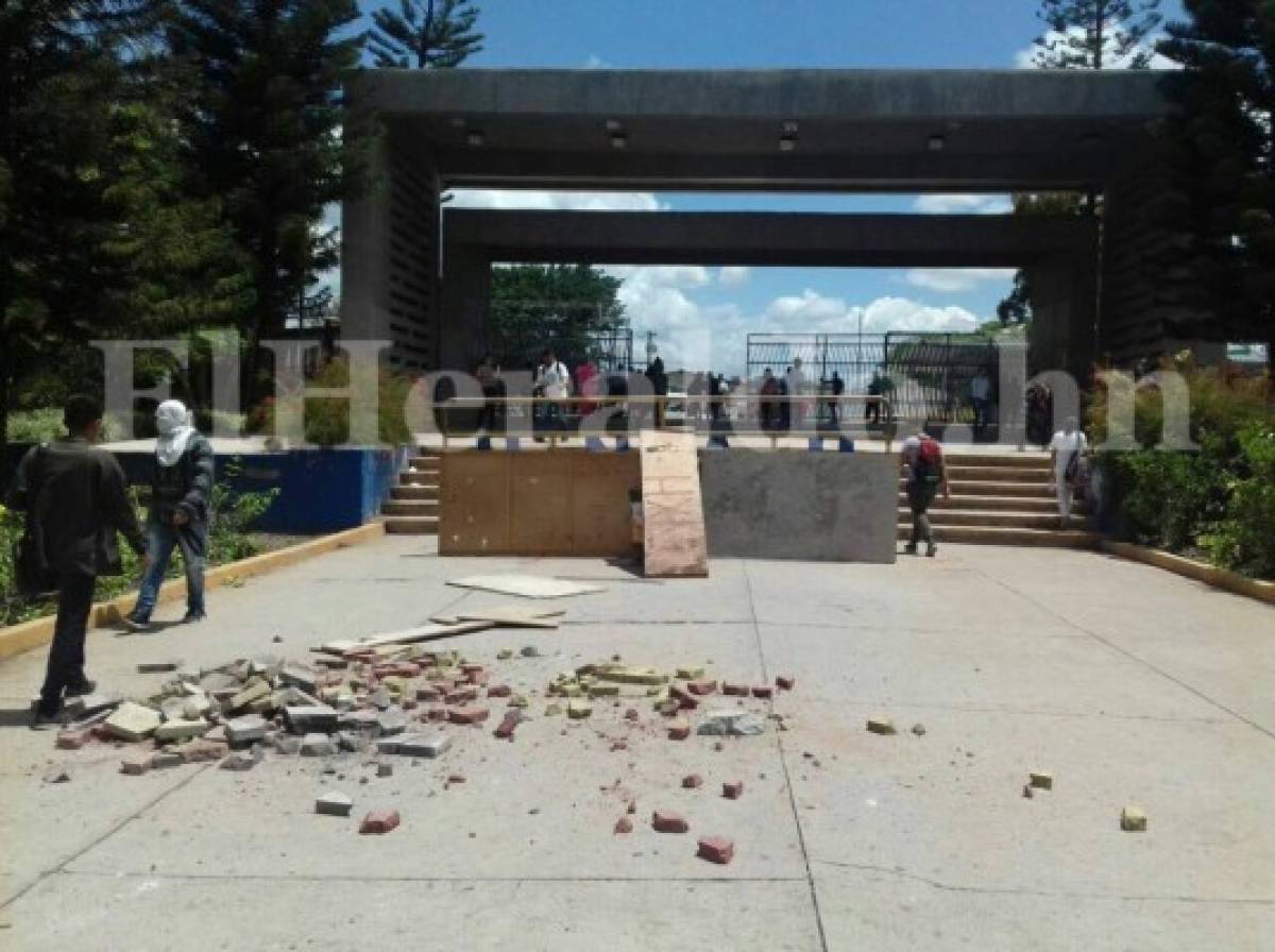 Estudiantes de la Universidad Nacional Autónoma de Honduras reactivan las protestas