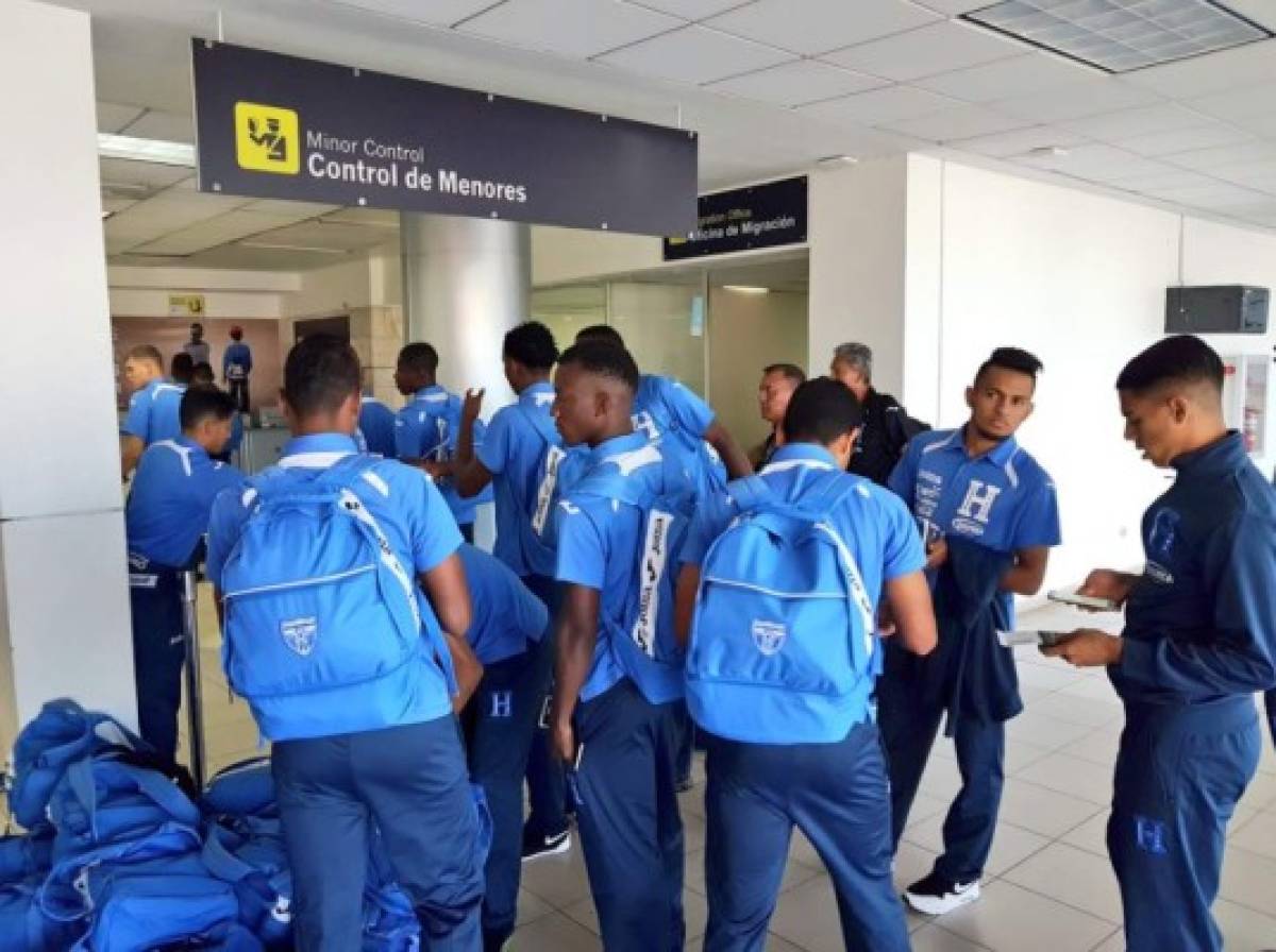 La Selección Sub-20 de Honduras viajó a Costa Rica