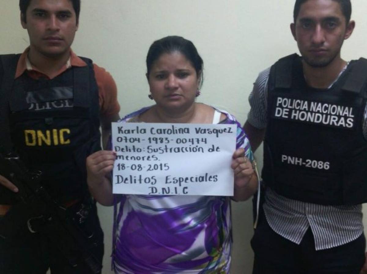 Honduras: Capturan a mujer que robo a recién nacida