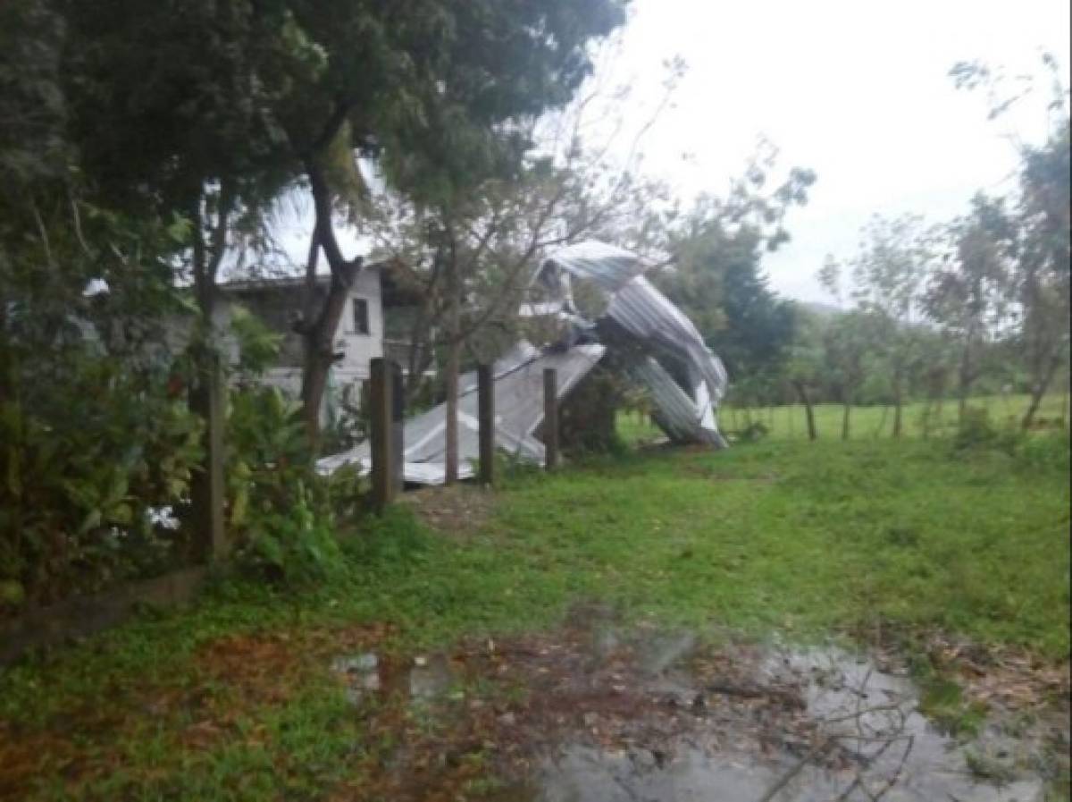 Por fuertes lluvias e inundaciones desalojan a varias familias en norte de Honduras