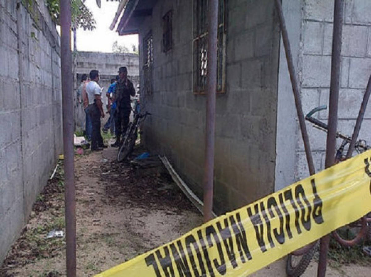 Exhuman cadáver en vivienda de San Pedro Sula