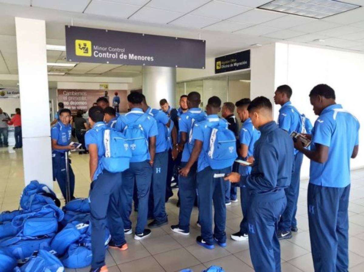 La Selección Sub-20 de Honduras viajó a Costa Rica