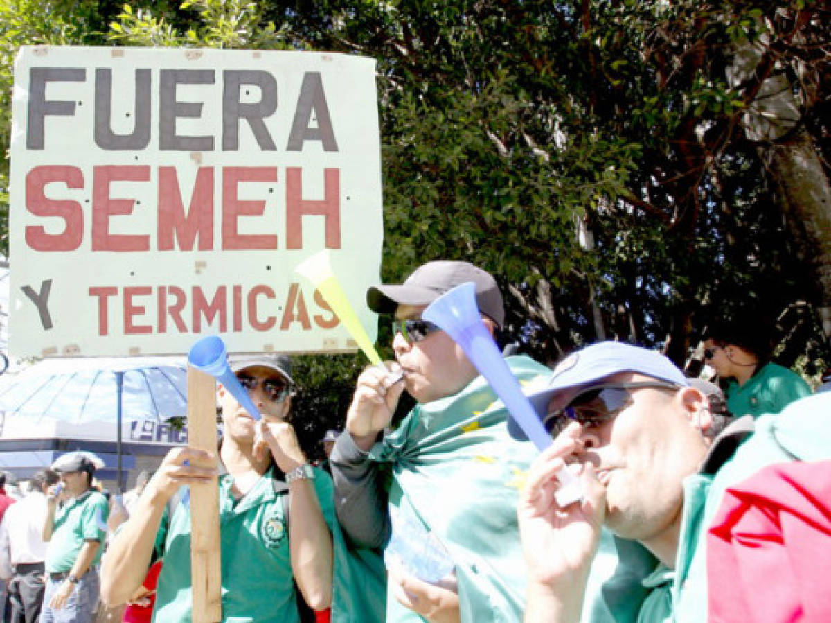 Marcha de sindicalistas mañana en contra de renovación de contrato a Semeh