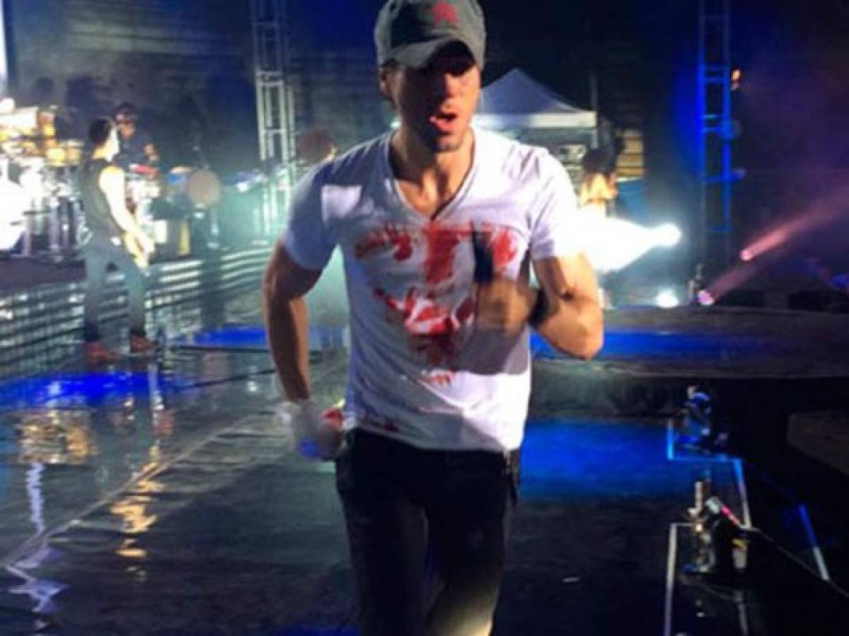 Enrique Iglesias fue operado luego de accidente con drone