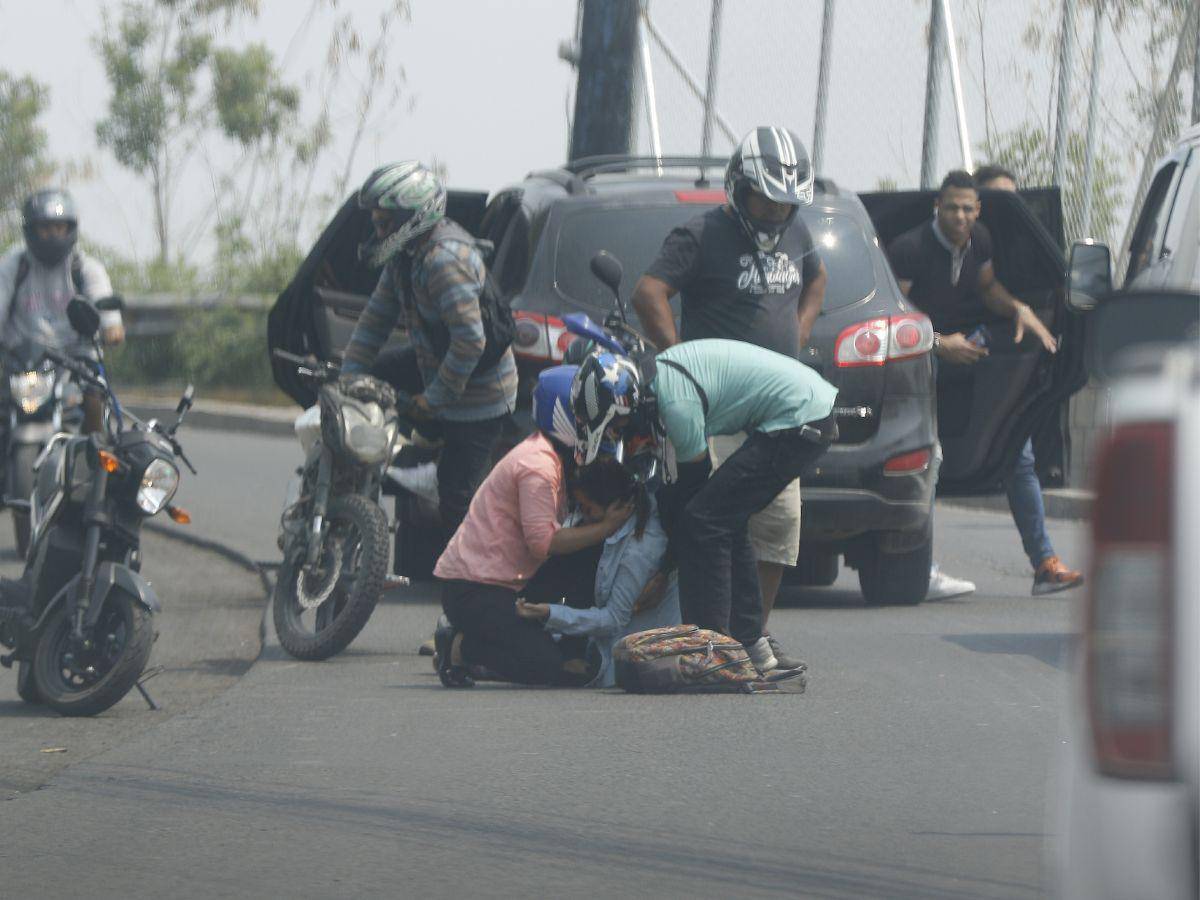 $!Los motociclistas deben tomar en cuenta que cuando tienen un accidente es poca la protección de su cuerpo.