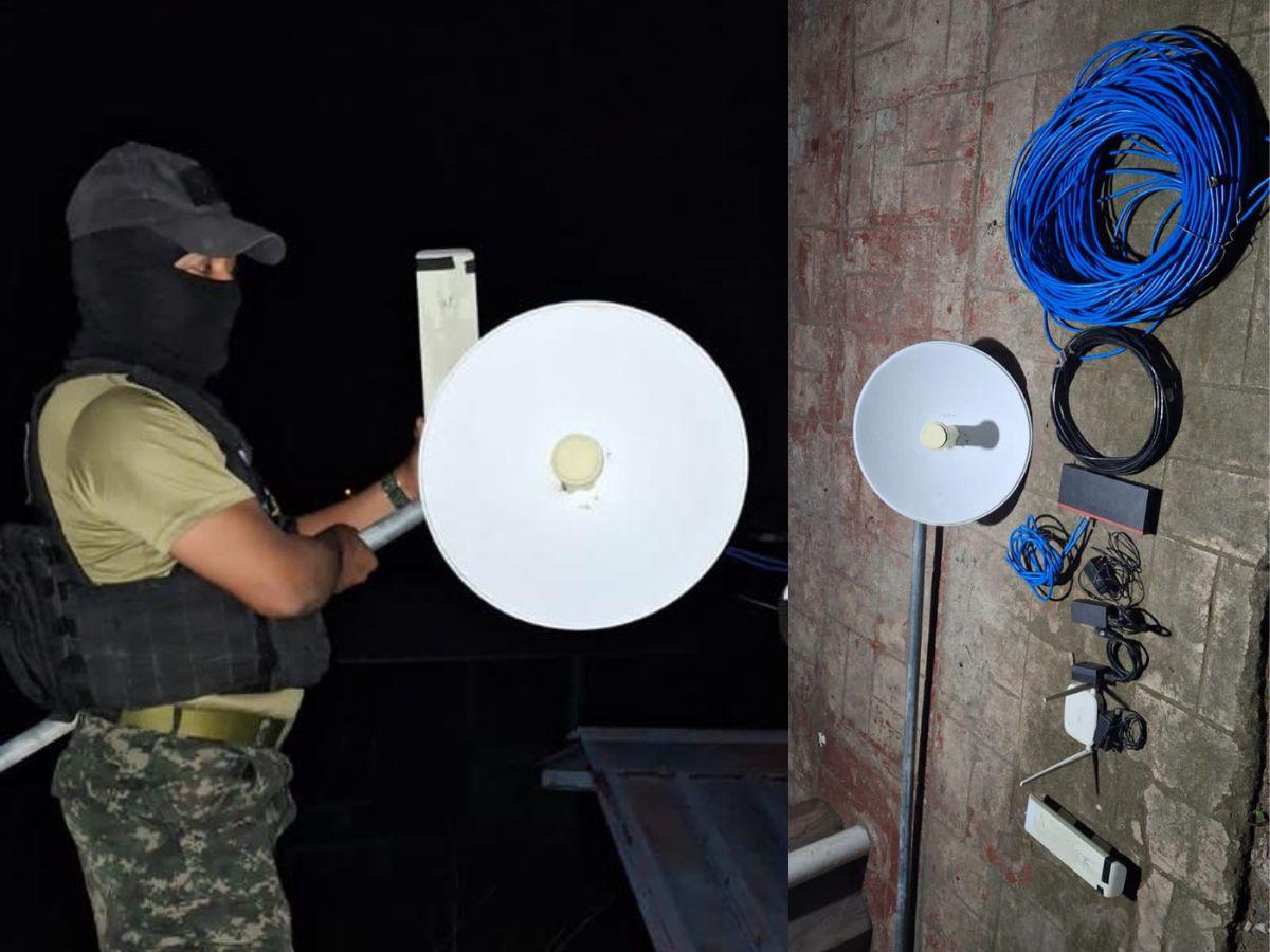 Desmantelan antena que daba red Wifi desde balneario a la cárcel de Támara
