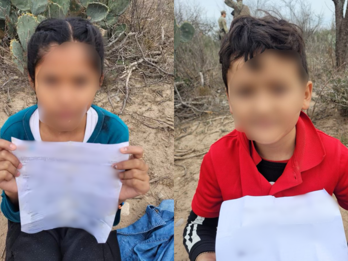 Encuentran solos a dos menores hondureños en la frontera de EUA