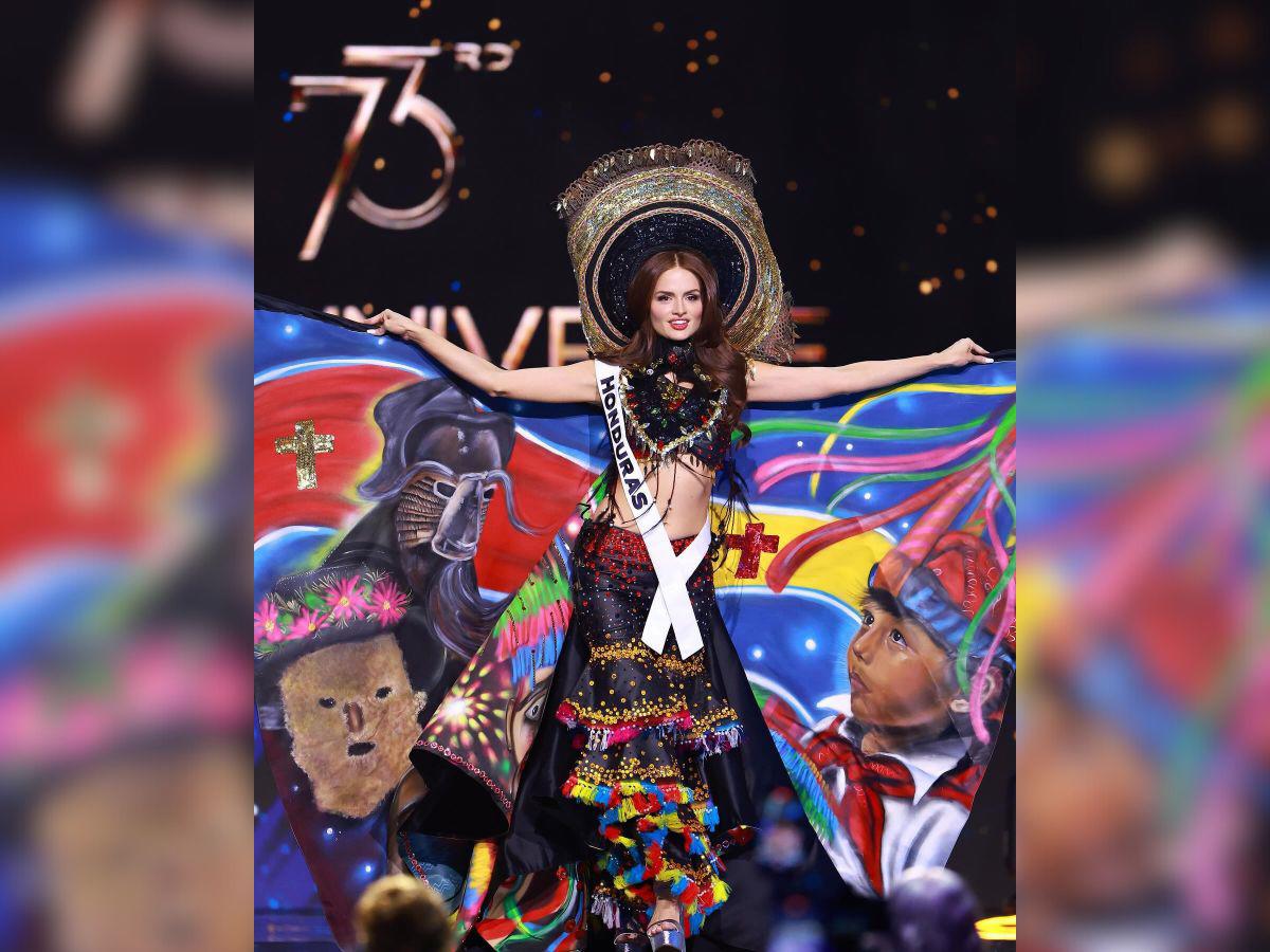 Miss Honduras entre los 10 mejores trajes típicos en Miss Universo 2024