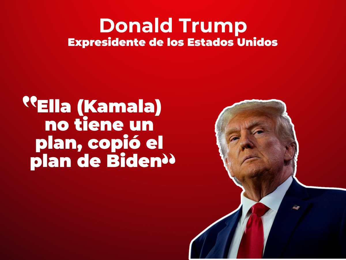 Las frases de Donald Trump durante el debate presidencial 2024