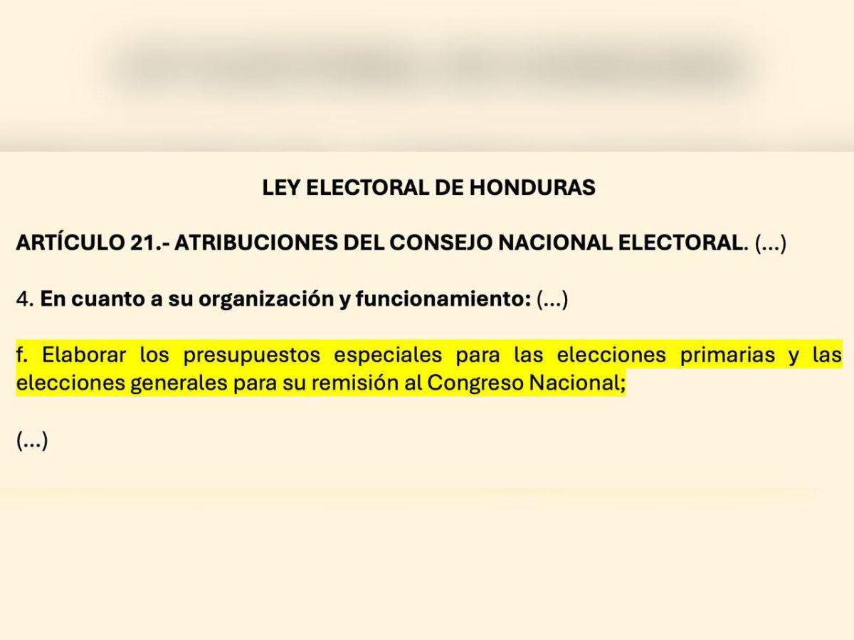 Sefin no tiene facultades para remitir presupuesto de elecciones 2025, asegura Marlon Ochoa