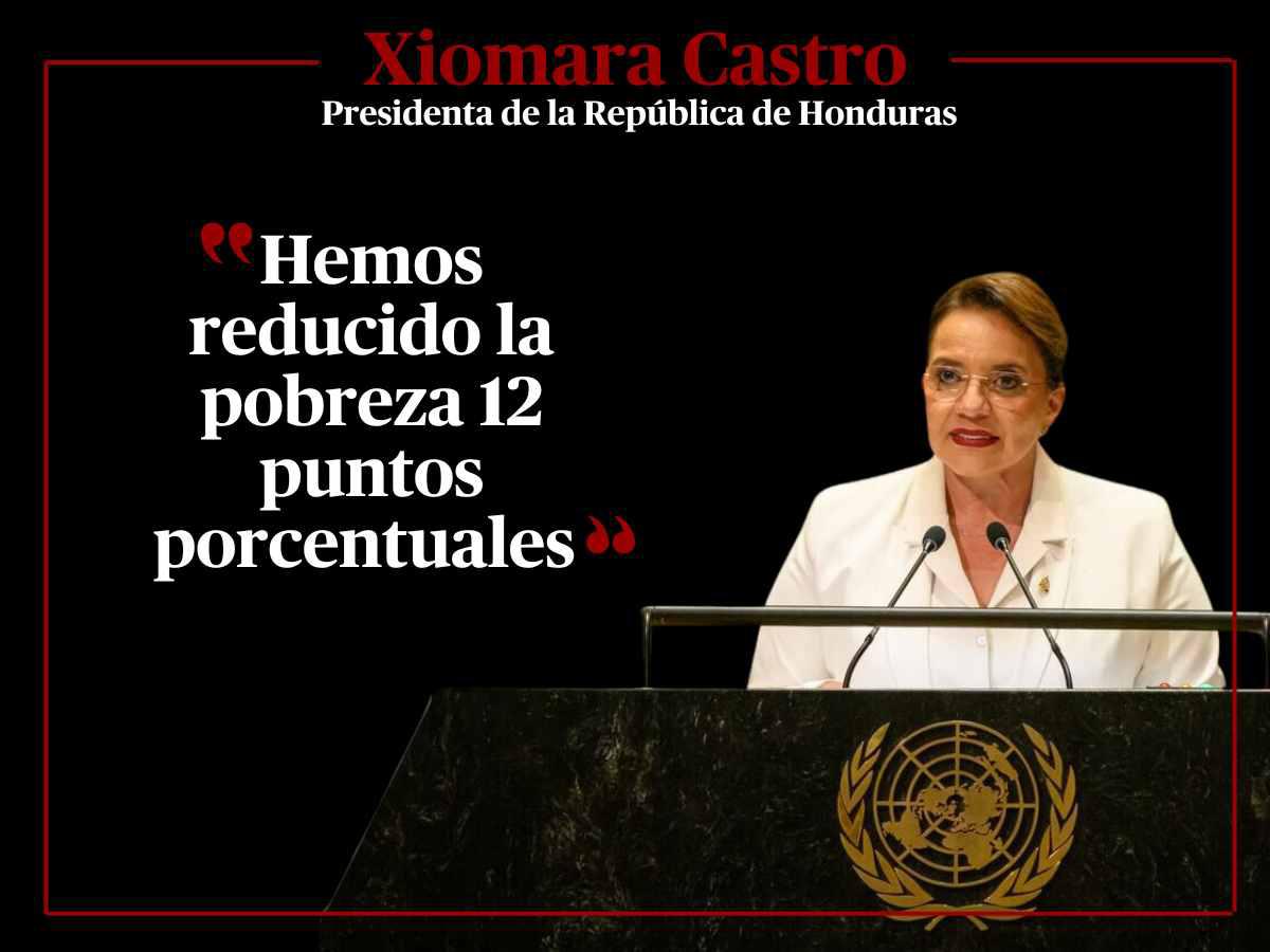 Frases que dijo Xiomara Castro durante su discurso en la ONU