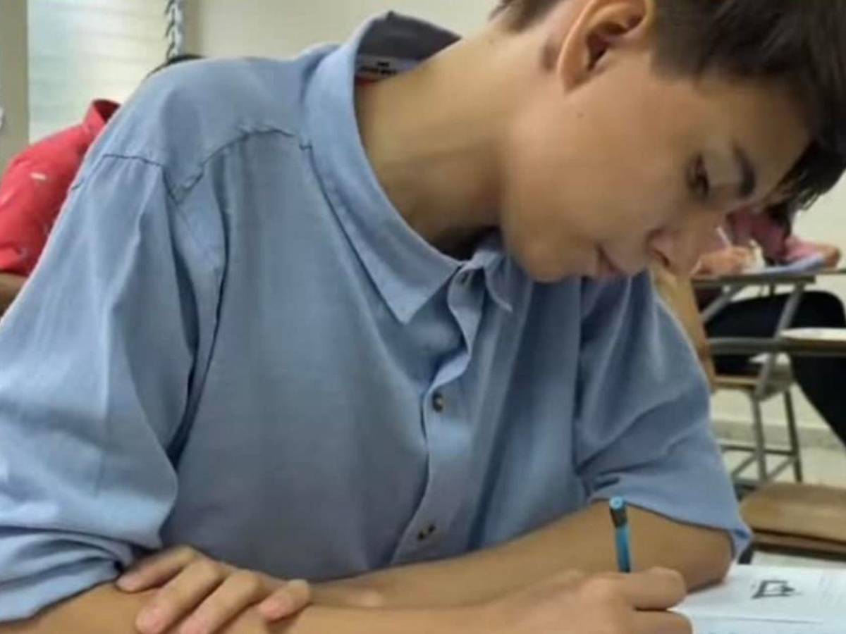 Ibzan Gómez, el tocoeño de 13 años que aplicó para UPNFM; tiene índice de 100%