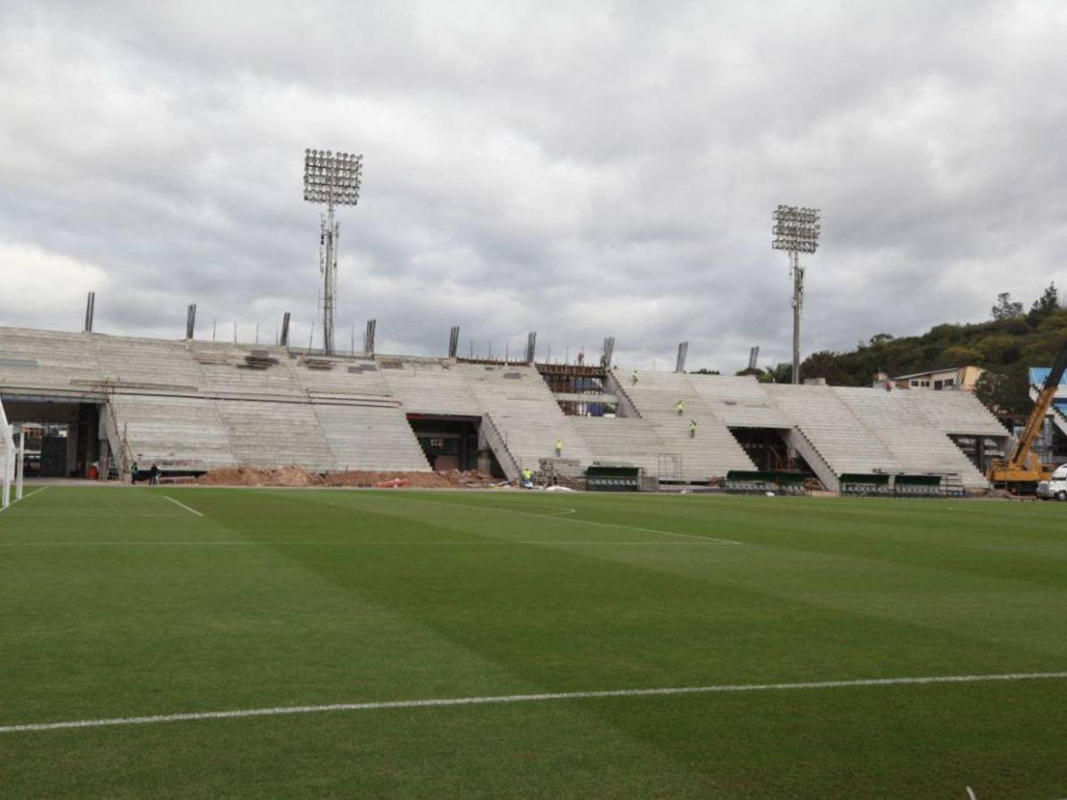 Así van las obras en nueva gradería del Estadio Nacional y su alto costo