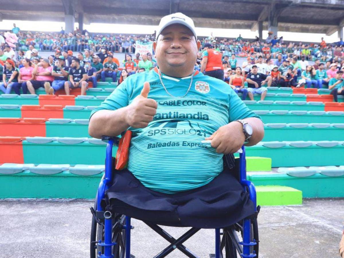 Ricardo Argueta, el aficionado que no se limita para apoyar al Marathón