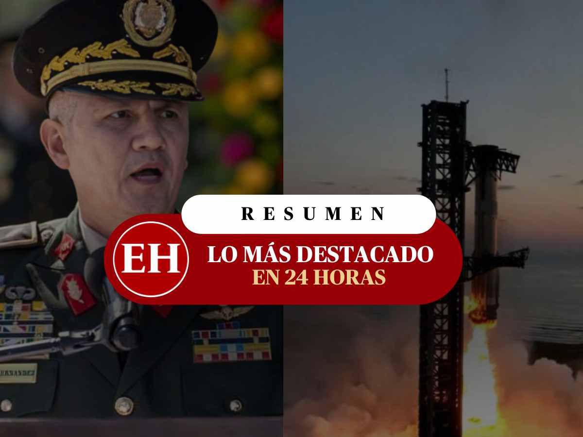 Postura política del jefe de las FFAA y el éxito de Starship: lo más destacado en 24 horas