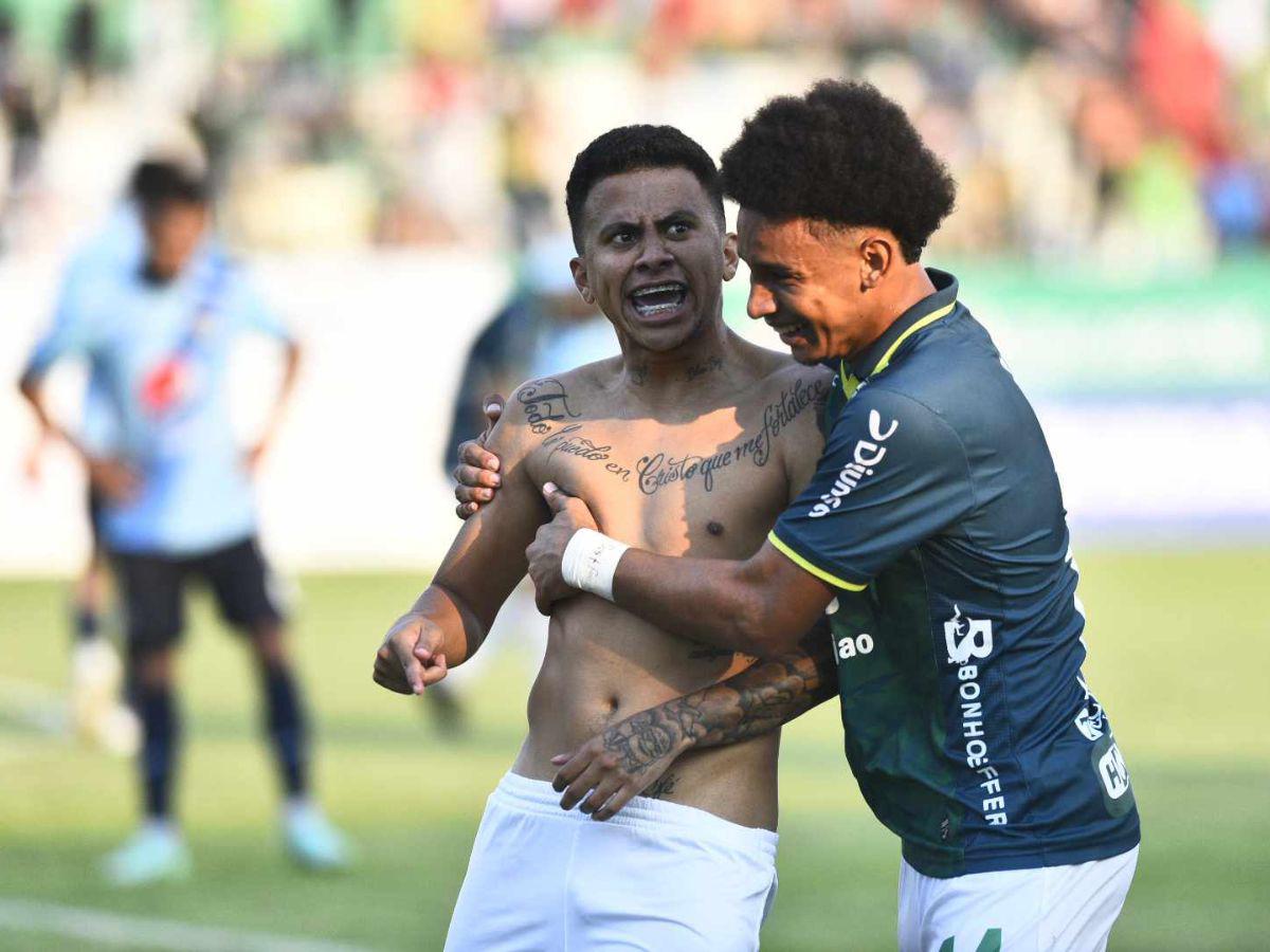 Selvin “El Pibe” Guevara marca el 2-1 del Maratón en el Clásico de las M