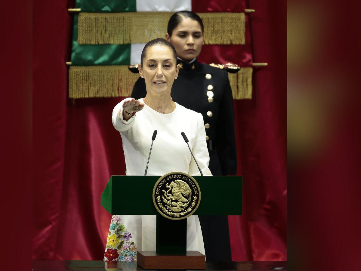 Las imágenes que dejó la investidura de Claudia Sheinbaum como presidenta de México