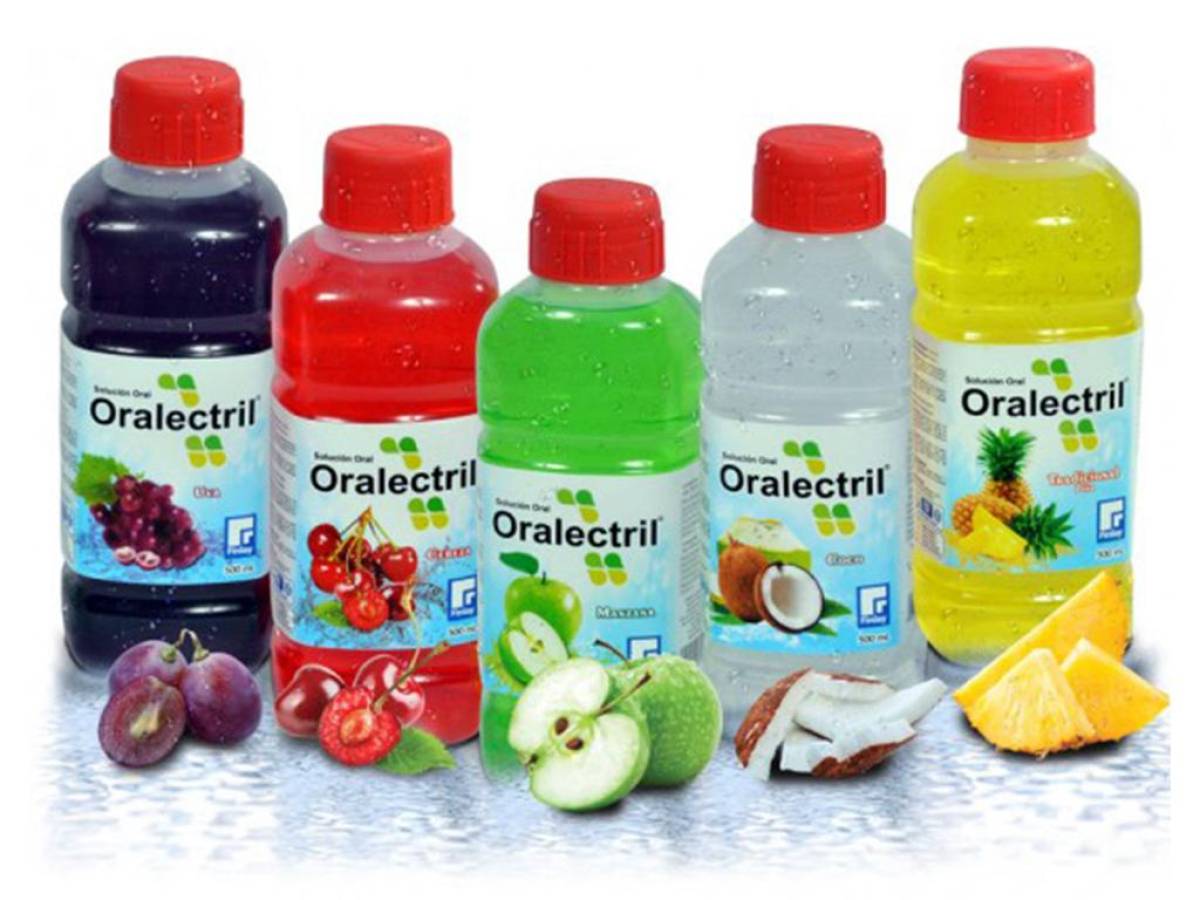 Oralectril, presentado en diferentes sabores para que podes elegir a tu gusto.