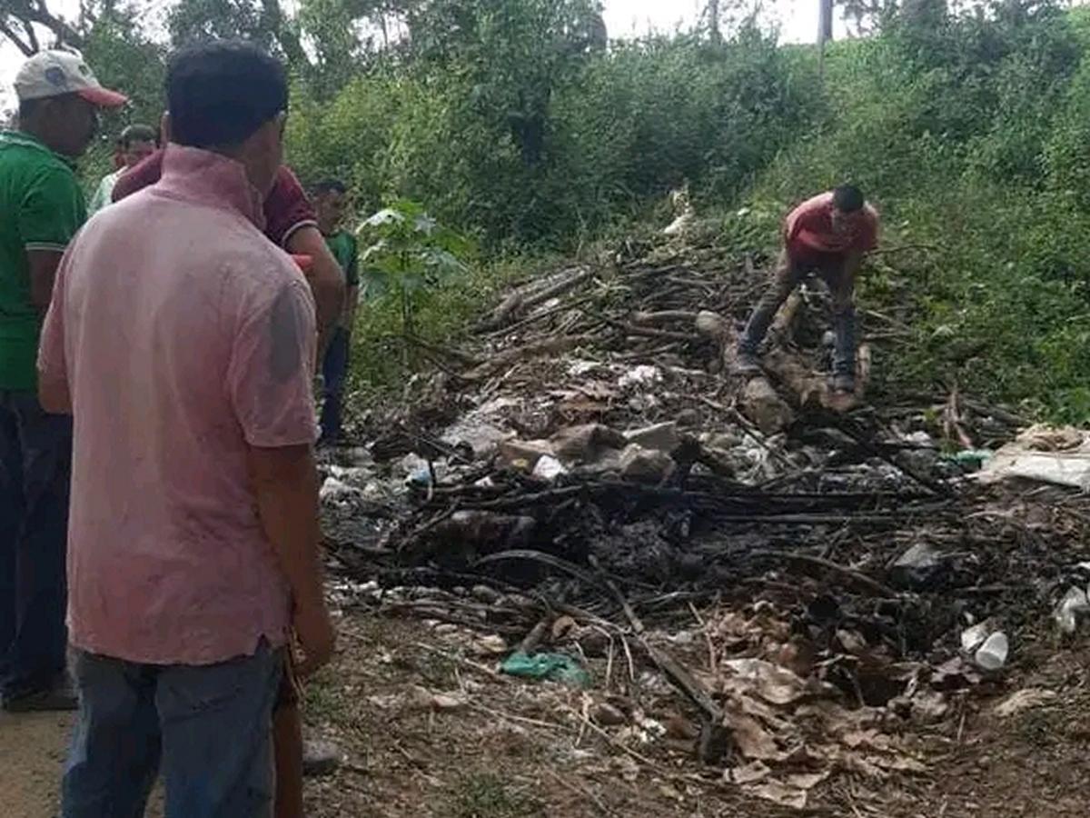 Desmembrado y carbonizado hallan cadáver en Santa Bárbara