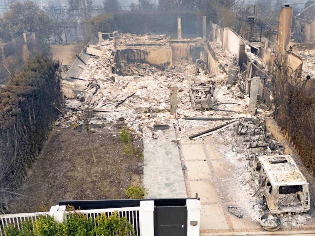 Antes y después de las mansiones de famosos arrasadas por incendios en California