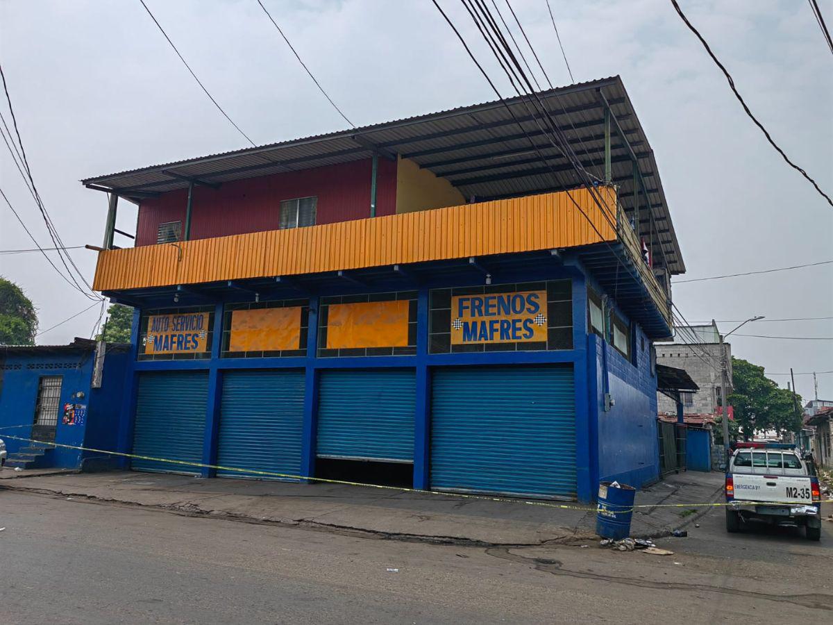 Matan a un hombre en un taller de fricciones en el barrio Medina de San Pedro Sula