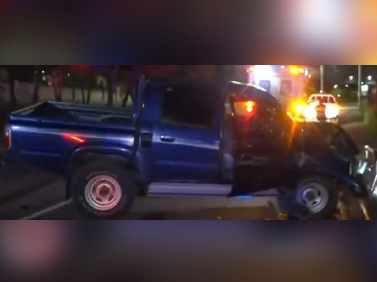 Tres militares sufren aparatoso accidente en la capital