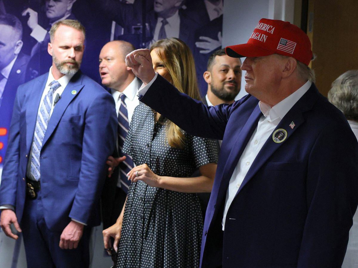 Look de Melania y Donald Trump en el día de las elecciones de EUA