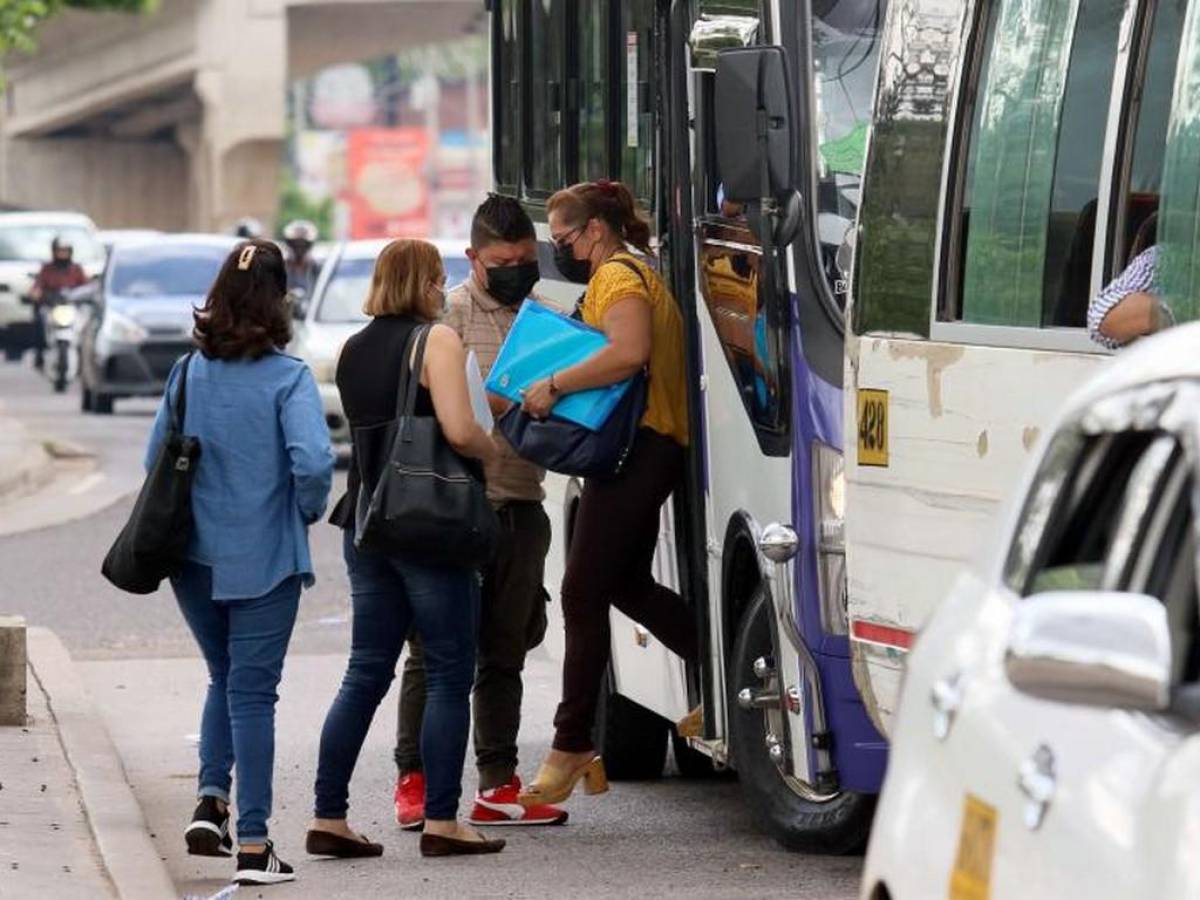 A partir del lunes aumenta tres lempiras el pasaje en transporte público urbano