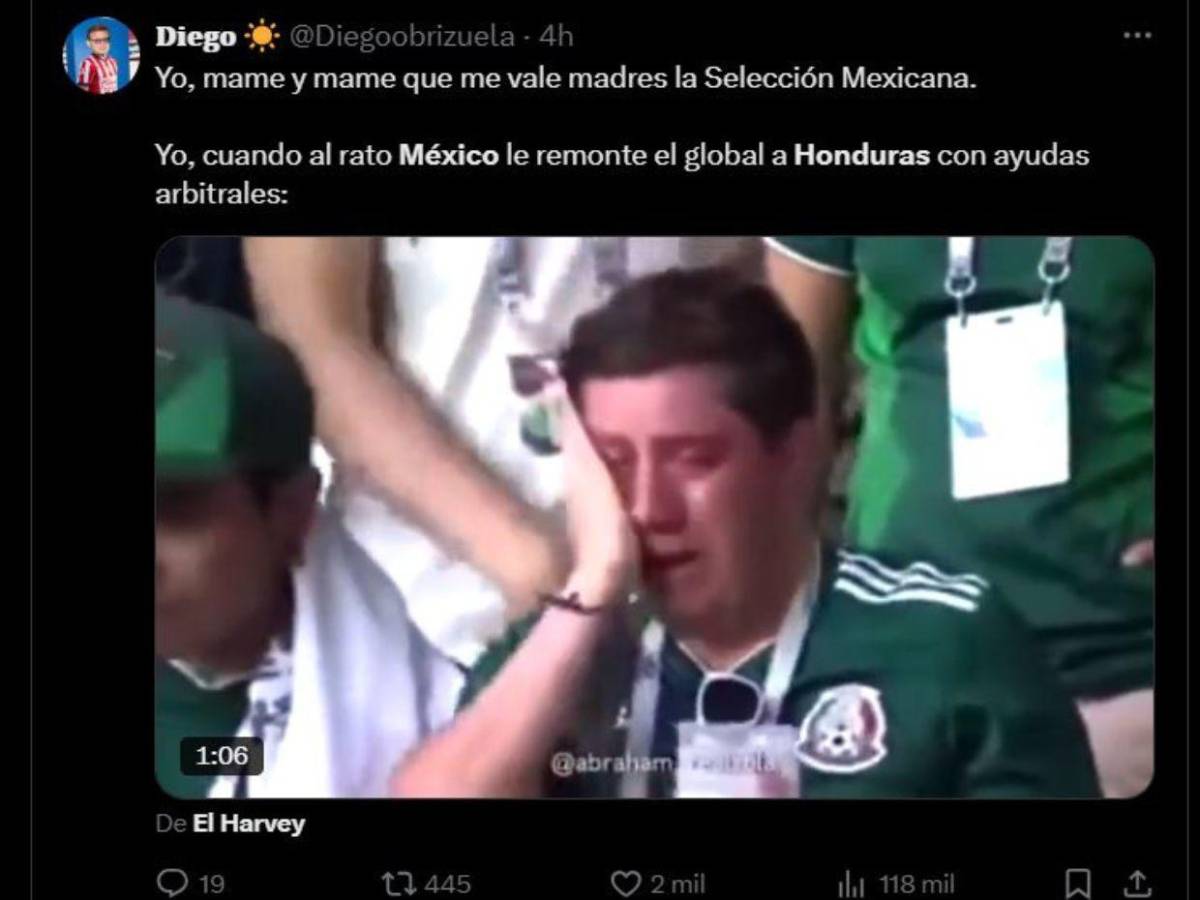 ¡Imperdibles! Los memes tras goleada de México a Honduras