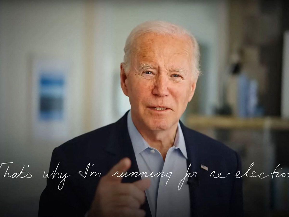 Joe Biden anuncia que será candidato a la reelección en 2024