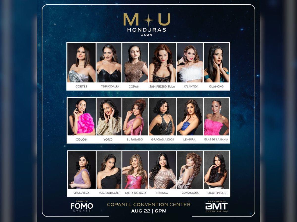 Los momentos más esperados del Miss Honduras 2024: ¿Qué no te puedes perder?