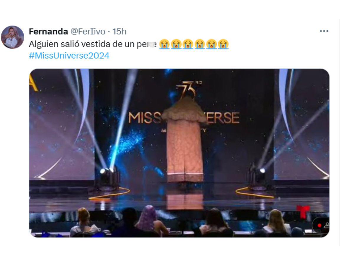 Los memes más divertidos que dejó la gala preliminar de Miss Universo 2024